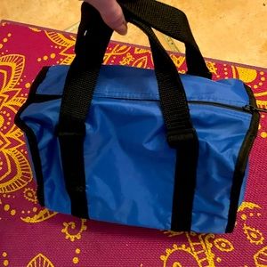 Blue travel/storage bag/case